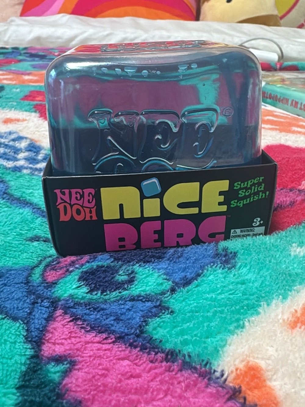 Nee Doh Nice Berg Super Solid Squish - Blue